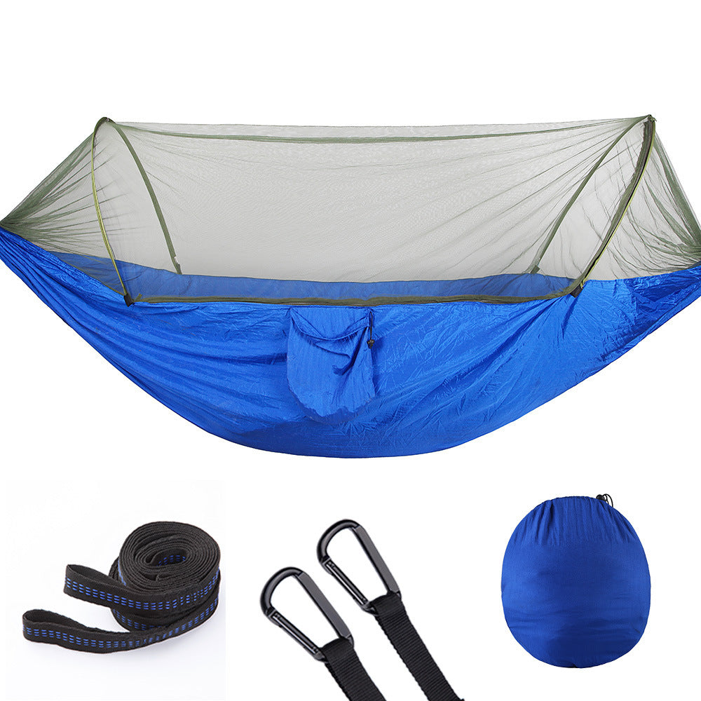 Automatic Quick Opening Hammock With Mosquito Net