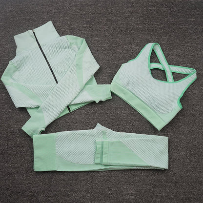 Three-piece Stretch Fitness Pants